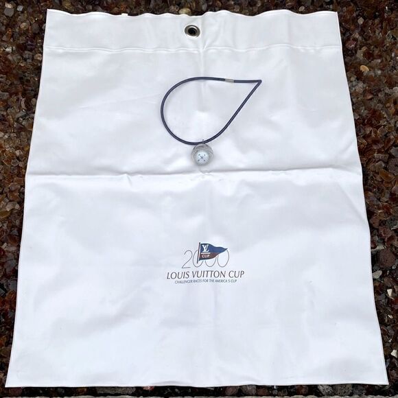 Authentic LOUIS VUITTON 2000 America's Cup Compass Bracelet & Bag Collector EUC! - Picture 2 of 9